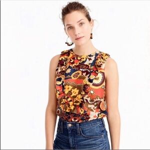 J. Crew Darwin Silk Twill Tank Size 4